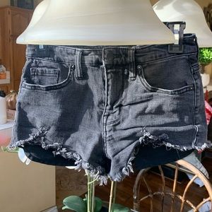 Black Denim shorts